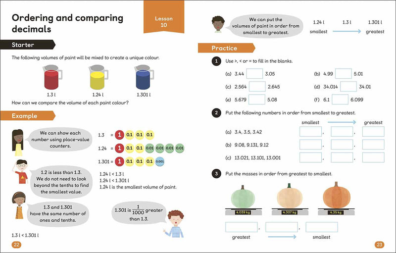 Maths ― No Problem! Collection of 6 Workbooks, Ages 9-10 (Key Stage 2)-Activity: 學習補充 Learning & Supplemental-買書書 BuyBookBook