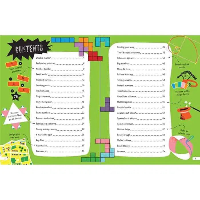 Maths Scribble book Usborne