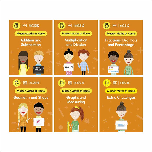 Maths ― No Problem! Collection of 6 Workbooks, Ages 9-10 (Key Stage 2)-Activity: 學習補充 Learning & Supplemental-買書書 BuyBookBook