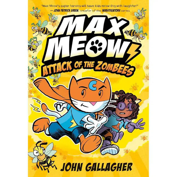 Max Meow, The #05 Attack of the ZomBEES (John Gallagher)-Fiction: 幽默搞笑 Humorous-買書書 BuyBookBook