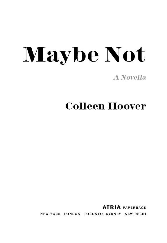 Maybe Not (Colleen Hoover)-Fiction: 劇情故事 General-買書書 BuyBookBook