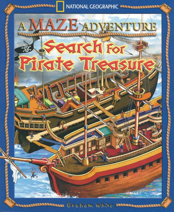 Maze Adventure: Search for Pirate Treasure, A-Children’s / Teenage general interest: Hobbies/ quizzes/ toys and games-買書書 BuyBookBook