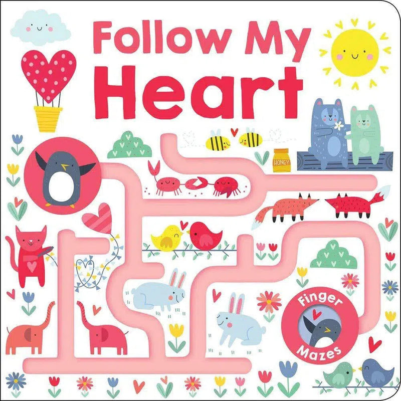 Maze Book: Follow My Heart (Board Book) Priddy