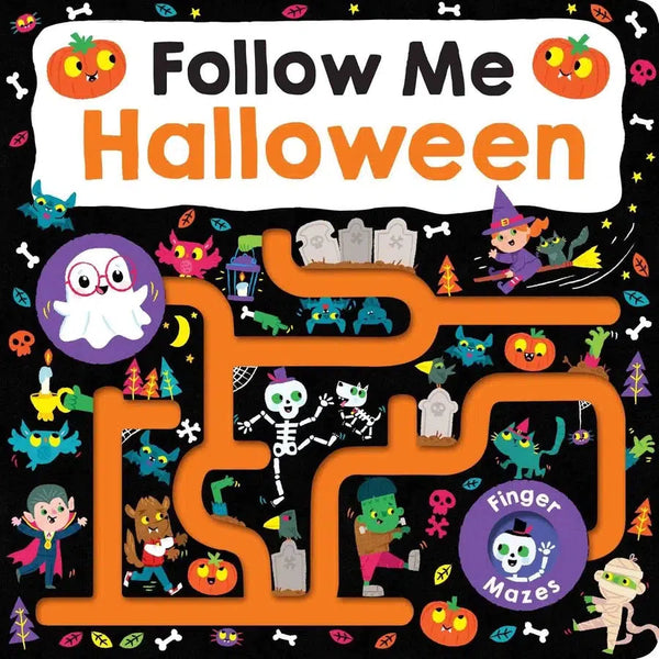 Maze Book - Follow Me Halloween (Board Book) Priddy