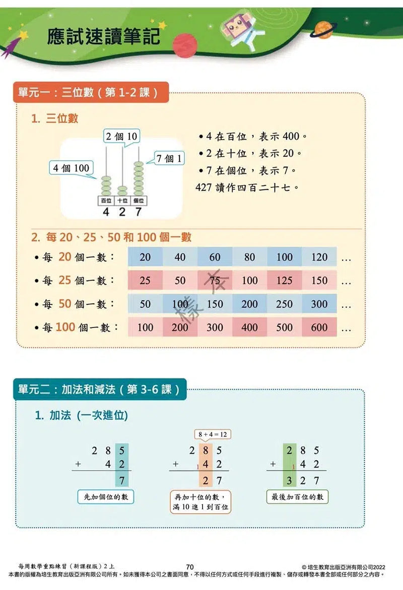 每周數學重點練習 (新課程版) (贈網上診斷評估+解說影片)-補充練習: 數學科 Math-買書書 BuyBookBook