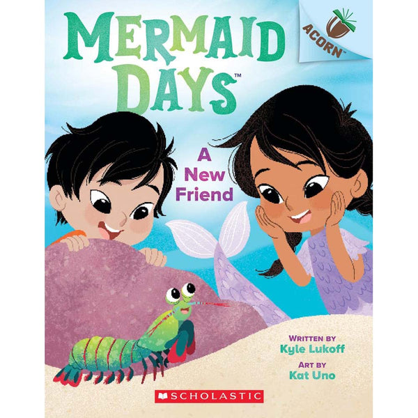 Mermaid Days #03 - : A New Friend (Acorn)-Fiction: 兒童繪本 Picture Books-買書書 BuyBookBook