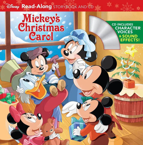 Mickey's Christmas Carol ReadAlong Storybook and CD-Children’s / Teenage fiction: General and modern fiction-買書書 BuyBookBook