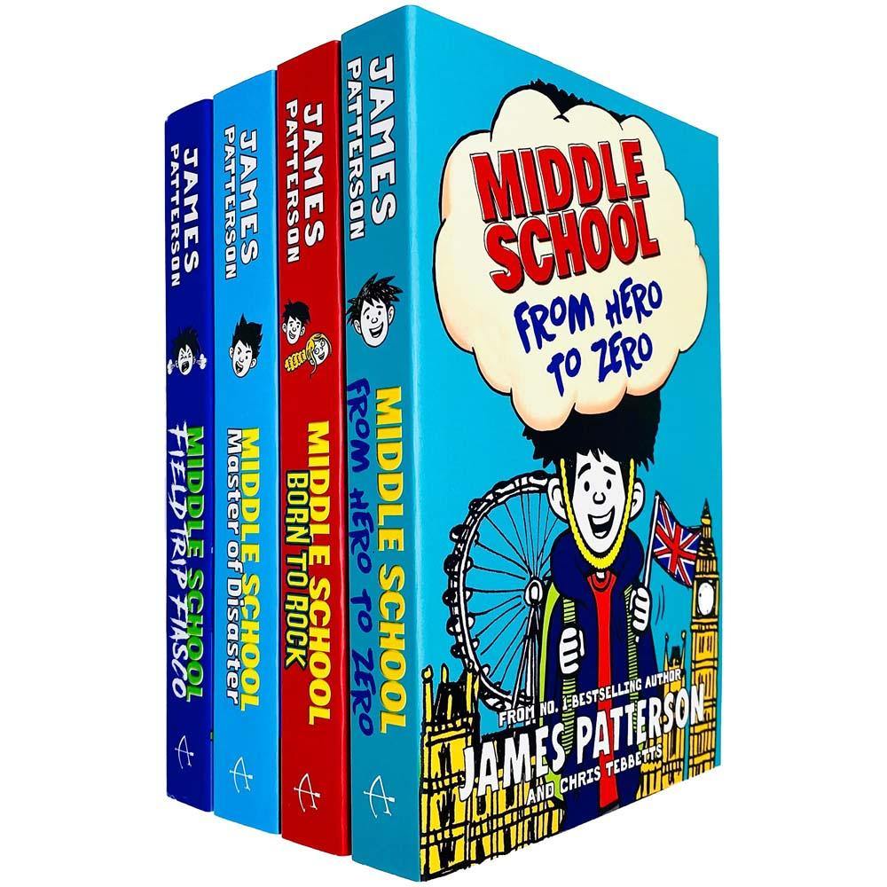 正版Middle School (正版) Box Set (4 Books) (James Patterson) 最抵