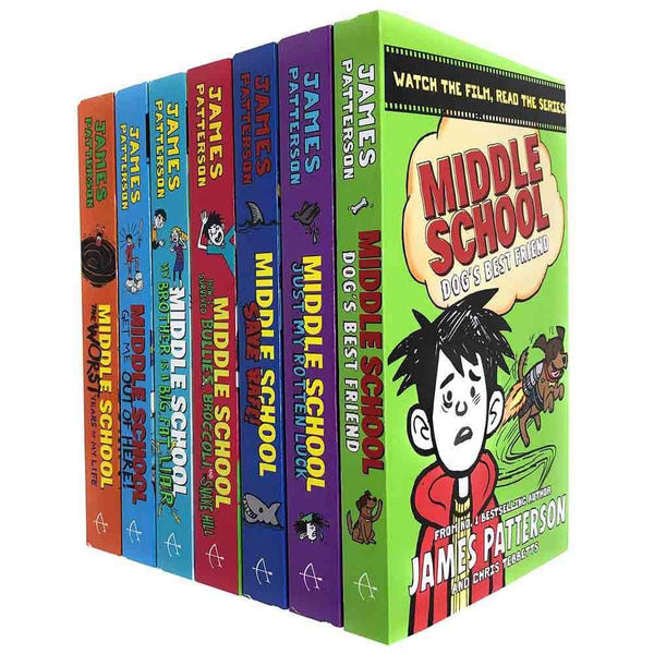 Middle School (正版) Collection Set by James Patterson (7 Books) Penguin UK