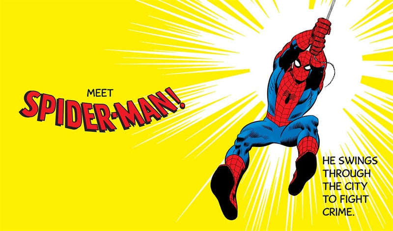 Mighty Marvel First Book, A - The Amazing Spider-Man (Board Book) - 買書書 BuyBookBook