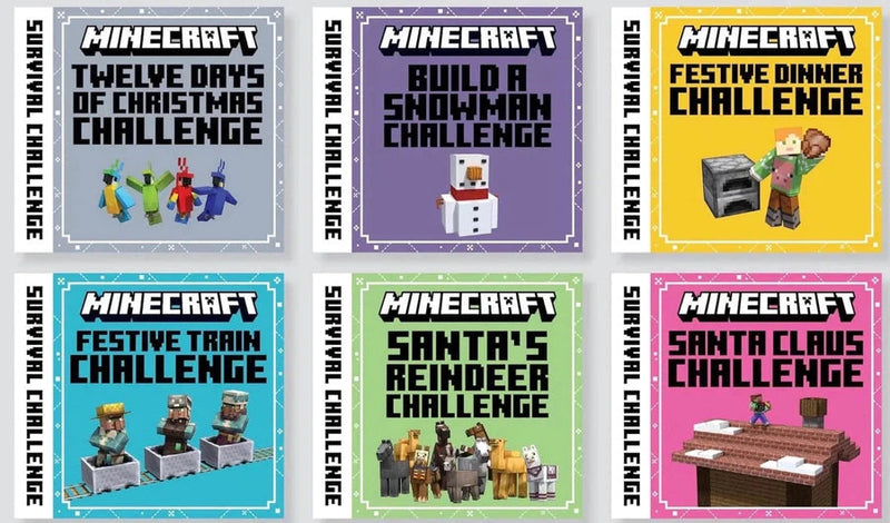 Minecraft Advent Calendar: 24-Book Collection-Children's / Teenage general interest: Computer and video games-買書書 BuyBookBook