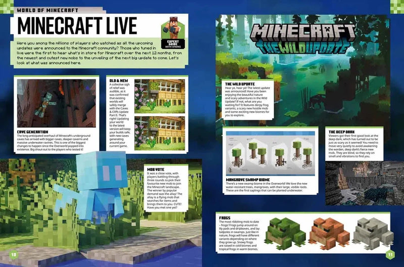 Minecraft Annual 2023 (Hardback)-Nonfiction: 興趣遊戲 Hobby and Interest-買書書 BuyBookBook