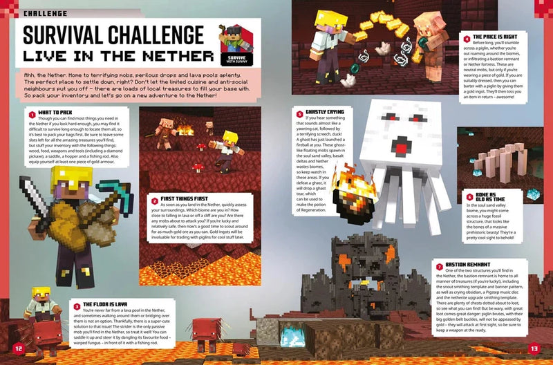 Minecraft Annual 2025 (Mojang AB) (Hardback)-Children’s / Teenage general interest: Hobbies/ quizzes/ toys and games-買書書 BuyBookBook