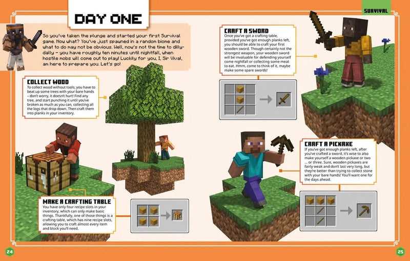 Minecraft Beginner's Guide: Start Your Survival and Creative Journeys (Mojang AB)-Nonfiction: 興趣遊戲 Hobby and Interest-買書書 BuyBookBook