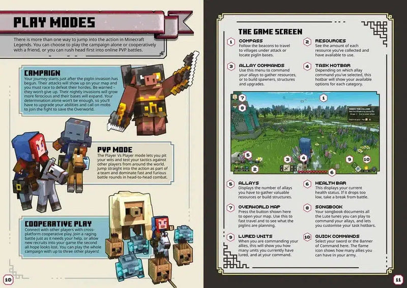 Minecraft Legends A Hero's Guide to Saving the Overworld-Nonfiction: 興趣遊戲 Hobby and Interest-買書書 BuyBookBook