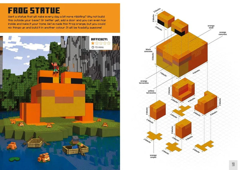 Minecraft Mega Bite-Size Builds (Mojang AB)-Nonfiction: 興趣遊戲 Hobby and Interest-買書書 BuyBookBook