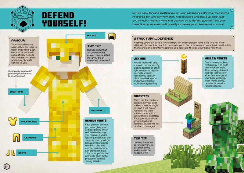 Minecraft Survival Handbook - Brand New Series-Nonfiction: 興趣遊戲 Hobby and Interest-買書書 BuyBookBook