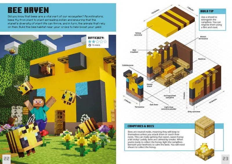 Minecraft Amazing Bite Size Builds-Nonfiction: 興趣遊戲 Hobby and Interest-買書書 BuyBookBook