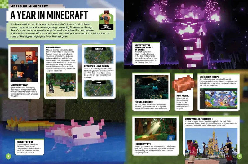 Minecraft Annual 2023 (Hardback)-Nonfiction: 興趣遊戲 Hobby and Interest-買書書 BuyBookBook