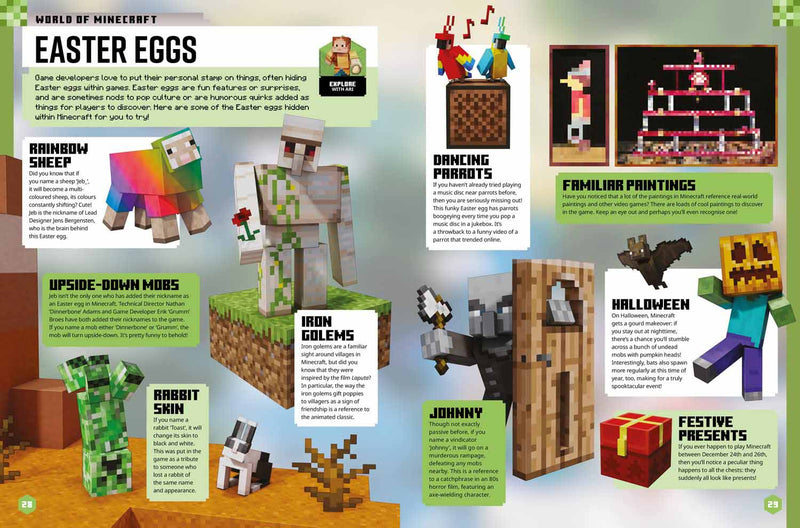 Minecraft Annual 2024 (Mojang AB) (Hardback)-Nonfiction: 興趣遊戲 Hobby and Interest-買書書 BuyBookBook
