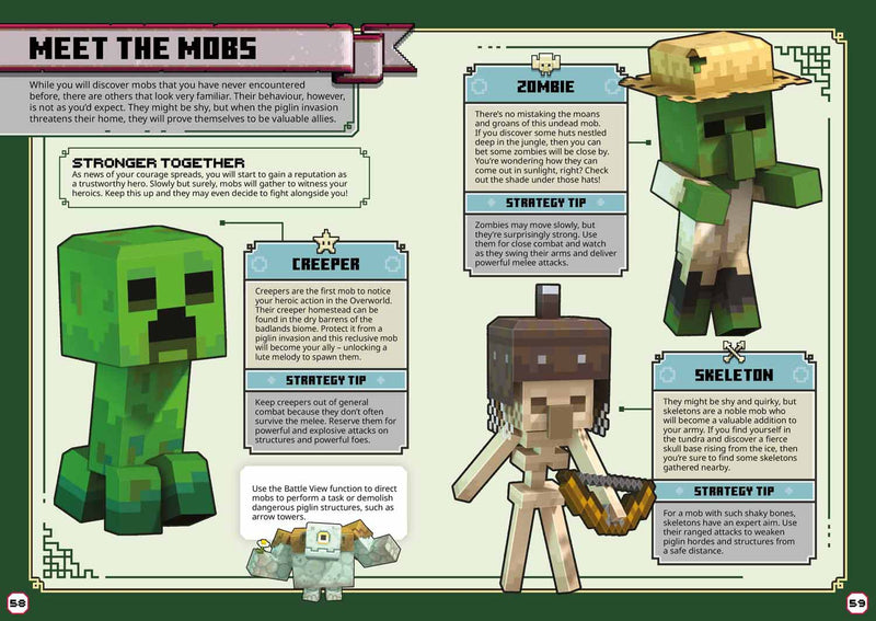 Minecraft Legends A Hero's Guide to Saving the Overworld-Nonfiction: 興趣遊戲 Hobby and Interest-買書書 BuyBookBook