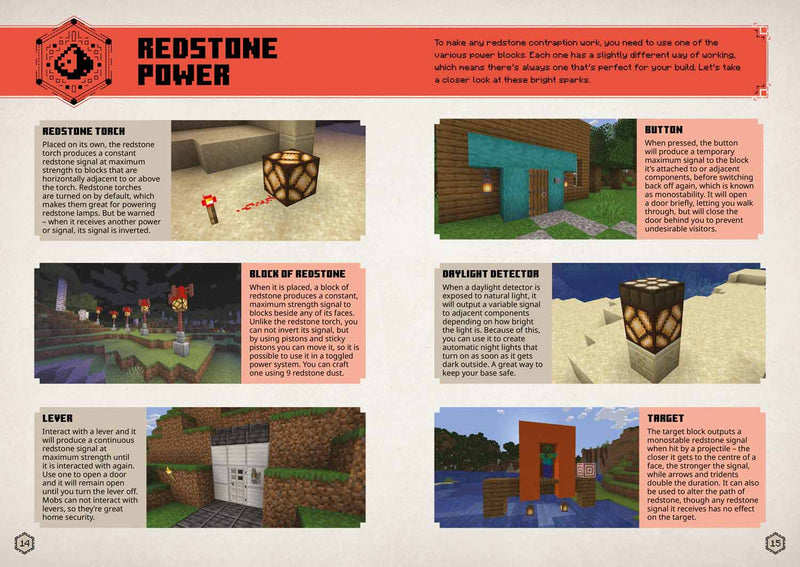 Minecraft Redstone Handbook - Brand New Series-Nonfiction: 興趣遊戲 Hobby and Interest-買書書 BuyBookBook