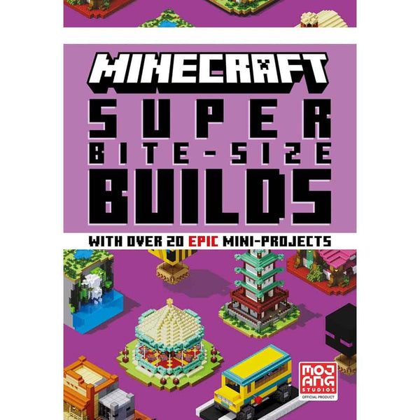 Minecraft Super Bite-Size Builds (Mojang AB)-Nonfiction: 興趣遊戲 Hobby and Interest-買書書 BuyBookBook