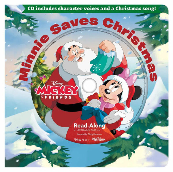 Minnie Saves Christmas ReadAlong Storybook & CD-Children’s / Teenage fiction: General and modern fiction-買書書 BuyBookBook