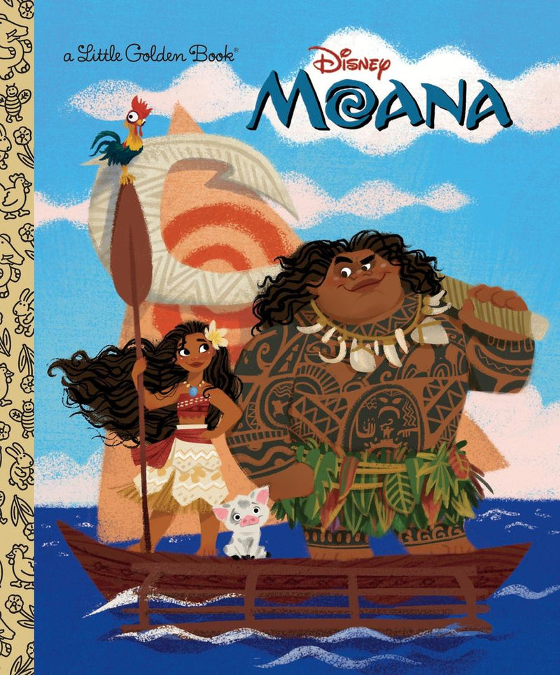 Moana Little Golden Book (Disney Moana)-Children’s / Teenage fiction: General and modern fiction-買書書 BuyBookBook