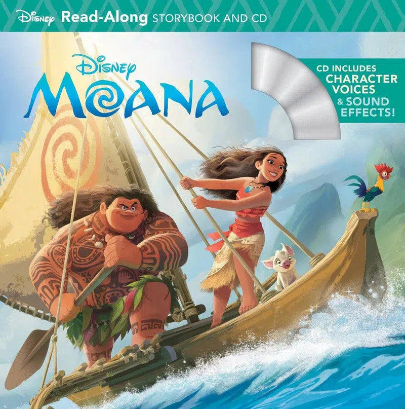 Moana ReadAlong Storybook & CD-Children’s / Teenage fiction: General and modern fiction-買書書 BuyBookBook