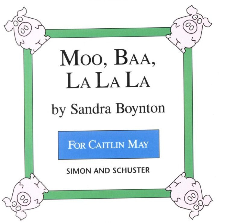 Moo, Baa, La La La (Sandra Boynton)-Nonfiction: 動物植物 Animal & Plant-買書書 BuyBookBook