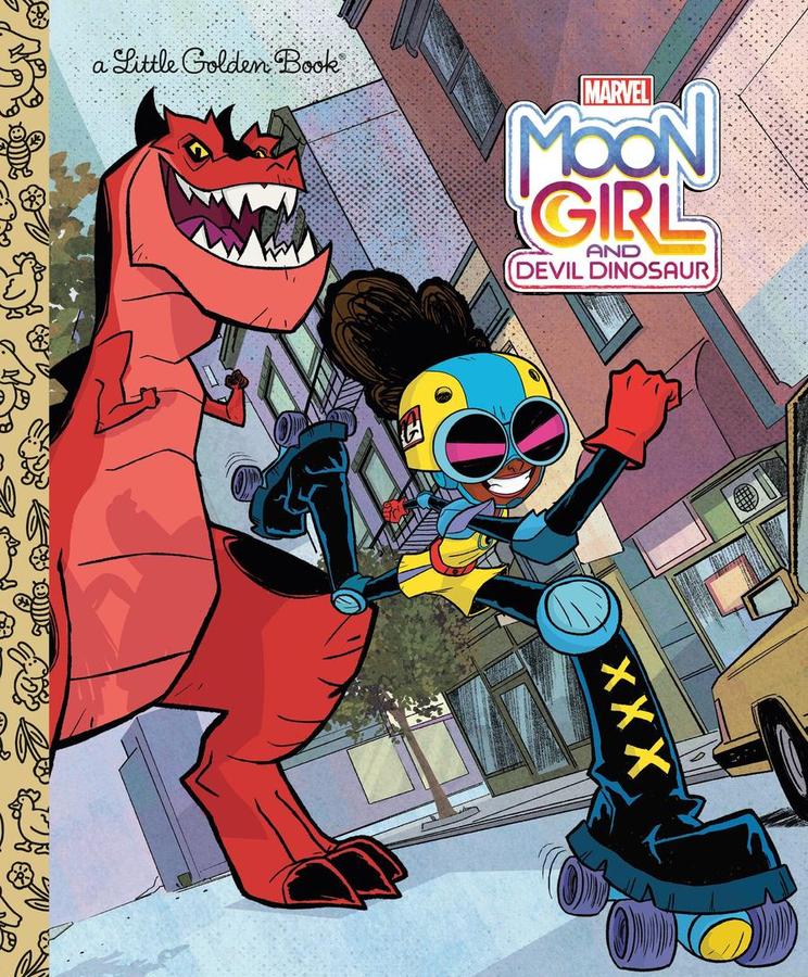 Moon Girl and Devil Dinosaur Little Golden Book (Marvel)-Children’s / Teenage fiction: General and modern fiction-買書書 BuyBookBook