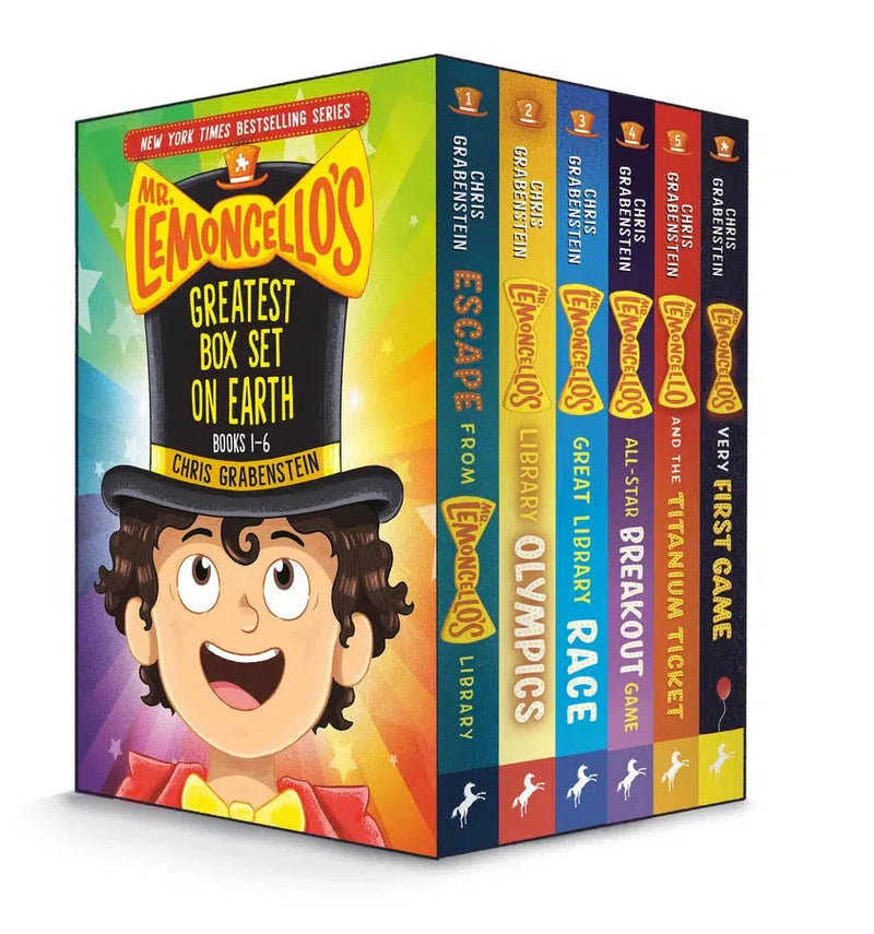 Mr. Lemoncello's Greatest Box Set on Earth: Books 1-6-Children’s / Teenage fiction: General and modern fiction-買書書 BuyBookBook