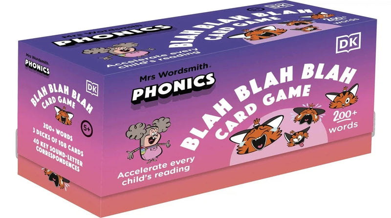 Mrs Wordsmith Phonics Blah Blah Blah Card Game, Kindergarten & Grades 1-2-Children’s / Teenage general interest: Hobbies/ quizzes/ toys and games-買書書 BuyBookBook