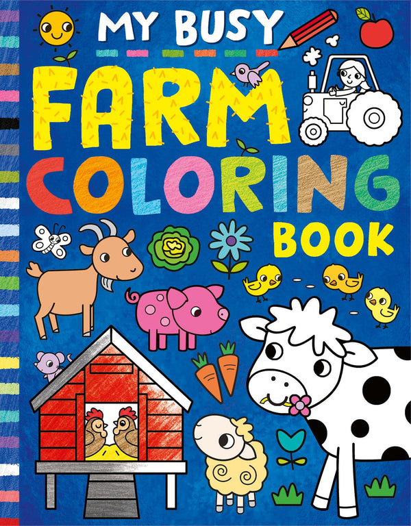 My Busy Farm Coloring Book-Children’s interactive and activity books and kits-買書書 BuyBookBook