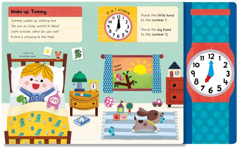 My First Clock Book: Learn to Tell the Time (Campbell Books)-Nonfiction: 學前基礎 Preschool Basics-買書書 BuyBookBook