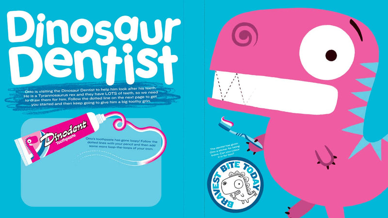 My First Draw With Rob: Dinosaurs (Rob Biddulph)-Activity: 繪畫貼紙 Drawing & Sticker-買書書 BuyBookBook