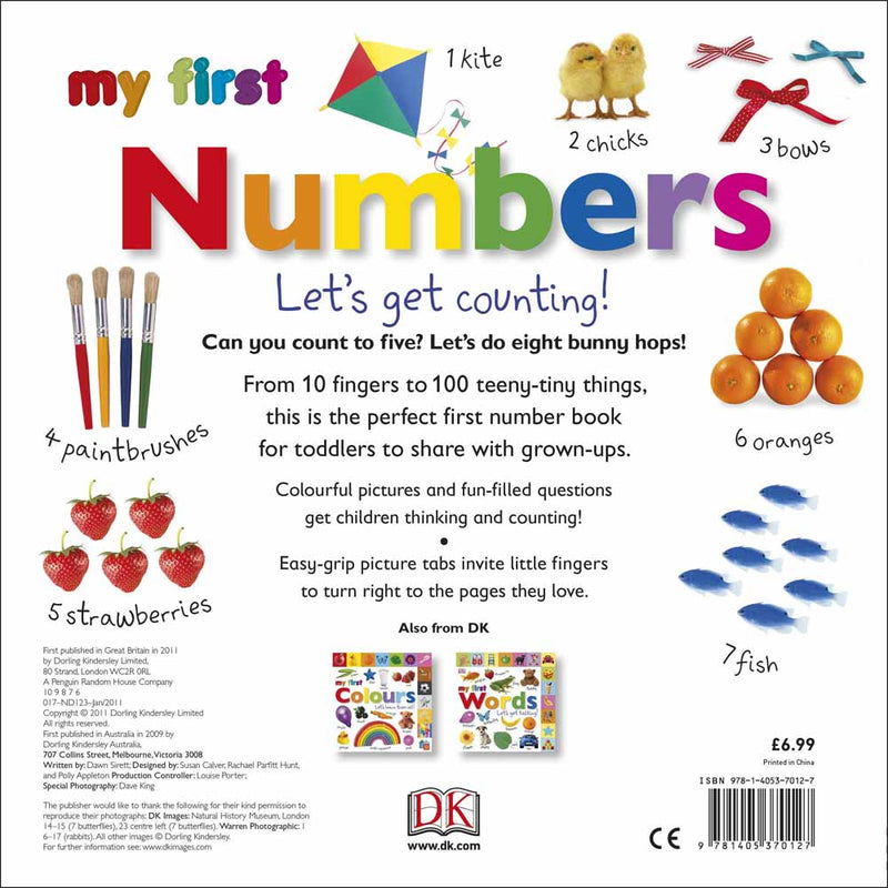 My First Numbers Let's Get Counting (Board book) DK UK