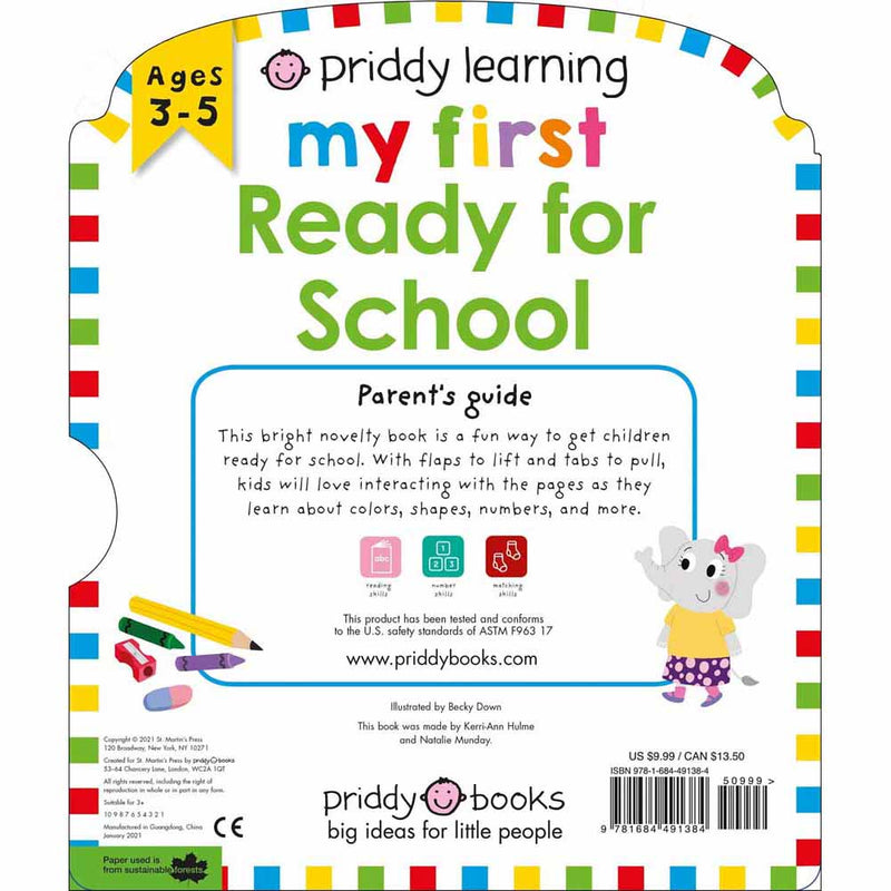 My First Ready for School (Board Book) Priddy