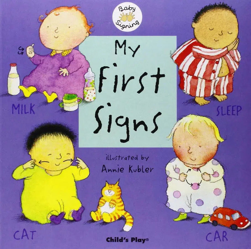 My First Signs - Baby Signing (Annie Kubler)-Nonfiction: 學前基礎 Preschool Basics-買書書 BuyBookBook