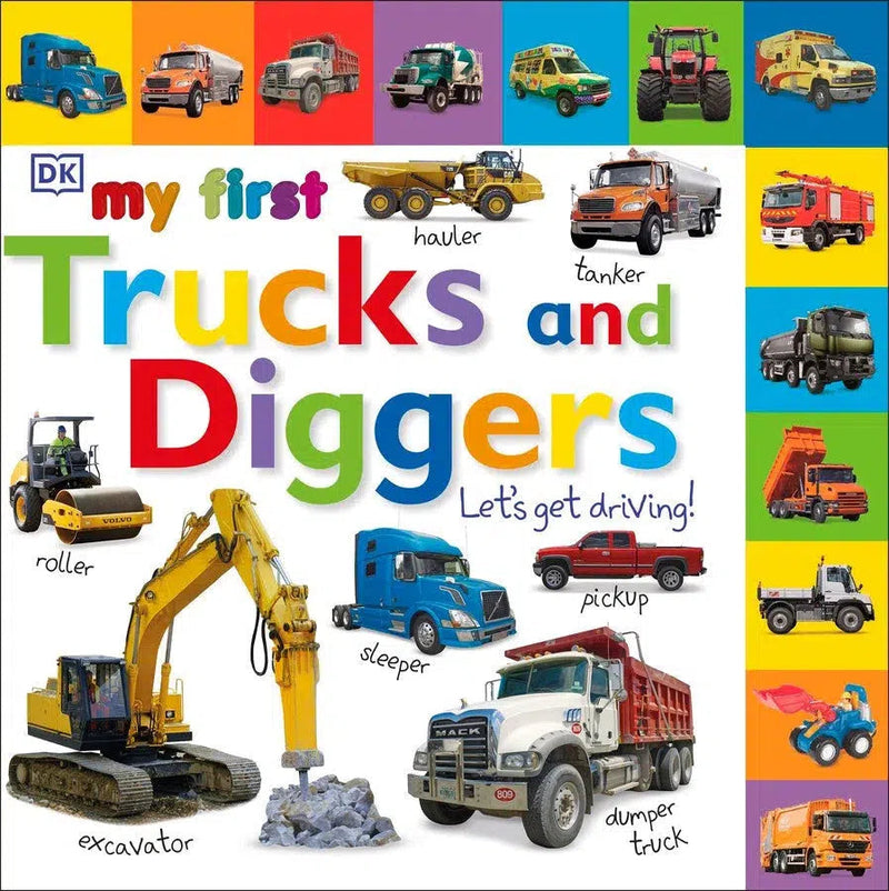 My First Trucks and Diggers: Let's Get Driving!-Children’s Early years / early learning concepts-買書書 BuyBookBook