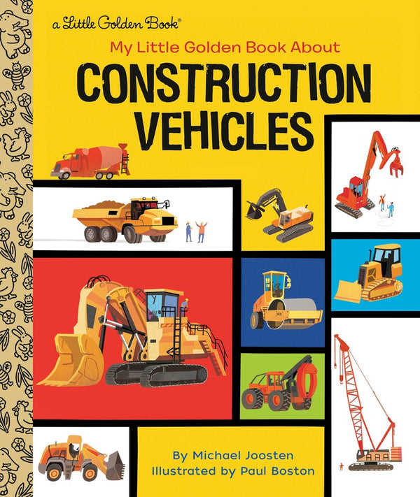 My Little Golden Book About Construction Vehicles-Children’s / Teenage general interest: Science and technology-買書書 BuyBookBook