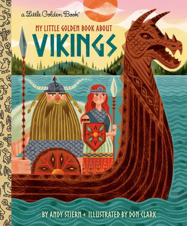 My Little Golden Book About Vikings-Children’s / Teenage general interest: History and the past-買書書 BuyBookBook