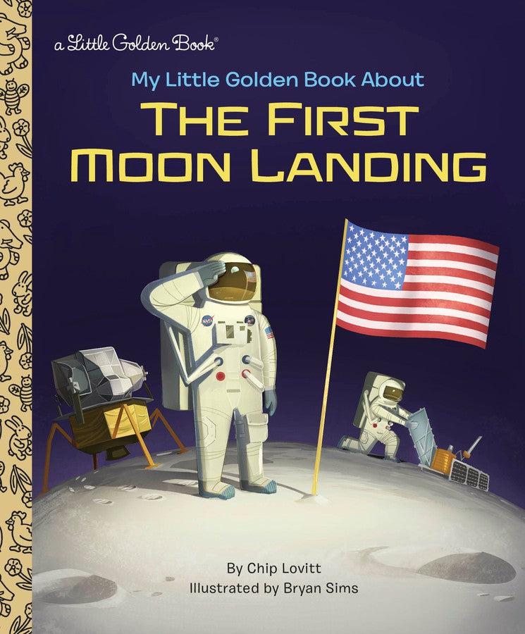 My Little Golden Book About the First Moon Landing-Children’s / Teenage general interest: Biography and autobiography-買書書 BuyBookBook