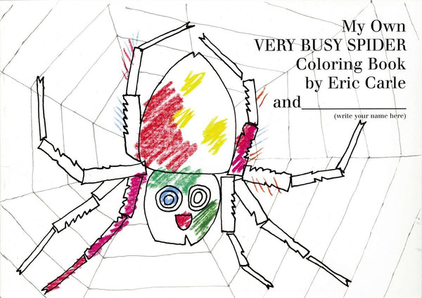 My Own Very Busy Spider Coloring Book-Children’s interactive and activity books and kits-買書書 BuyBookBook