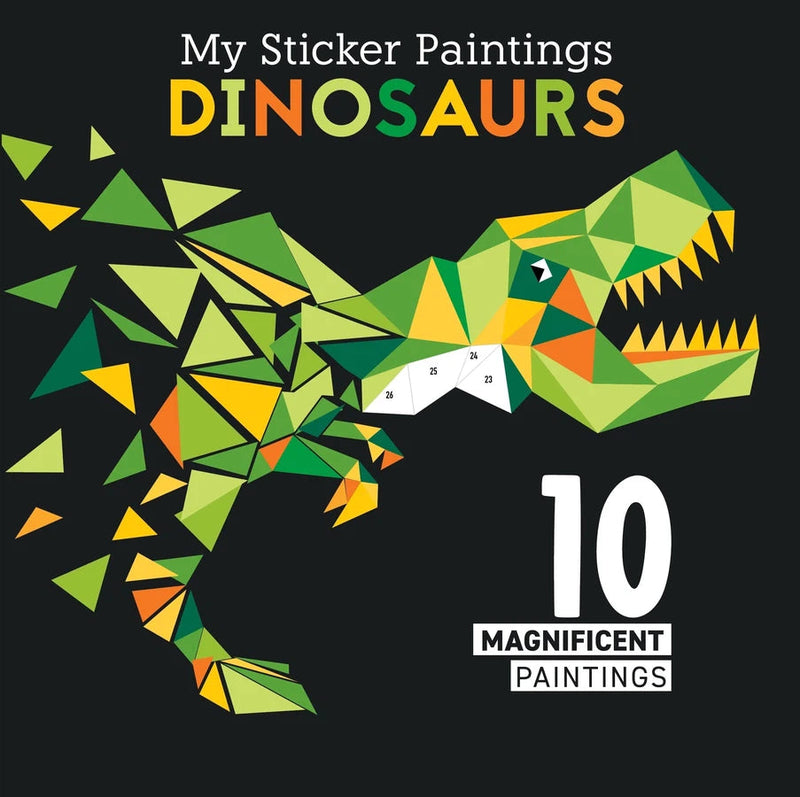 My Sticker Paintings: Dinosaurs-Children’s interactive & activity books & packs-買書書 BuyBookBook