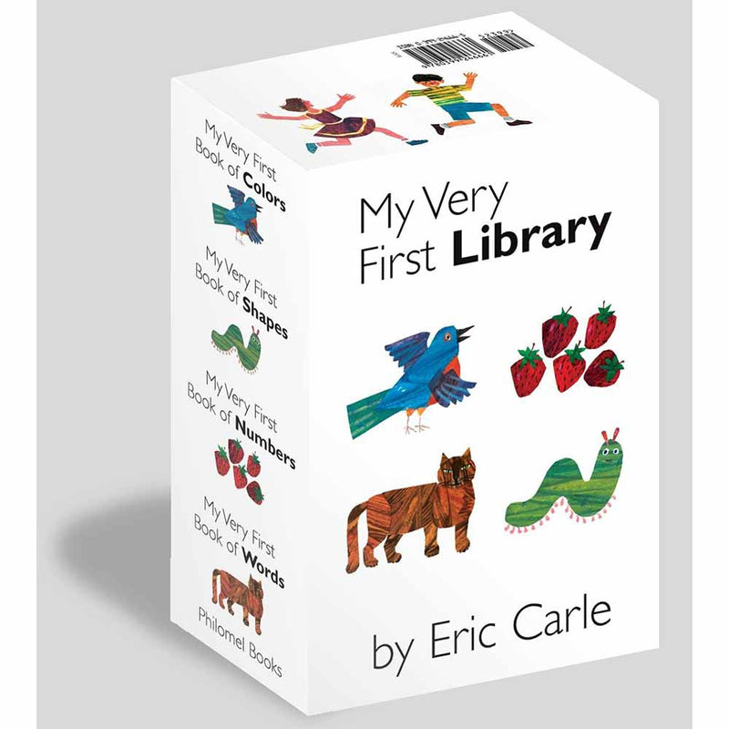 My Very First Library (4 Board Book Collection) (Eric Carle)-Nonfiction: 學前基礎 Preschool Basics-買書書 BuyBookBook