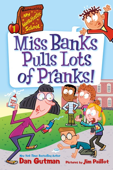 My Weirdtastic School #1: Miss Banks Pulls Lots of Pranks!-Children’s / Teenage fiction: General and modern fiction-買書書 BuyBookBook