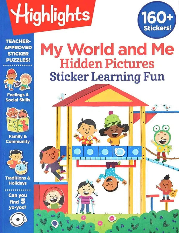 My World and Me Hidden Pictures Sticker Learning Fun-Children’s / Teenage general interest: Countries, cultures and national identity-買書書 BuyBookBook