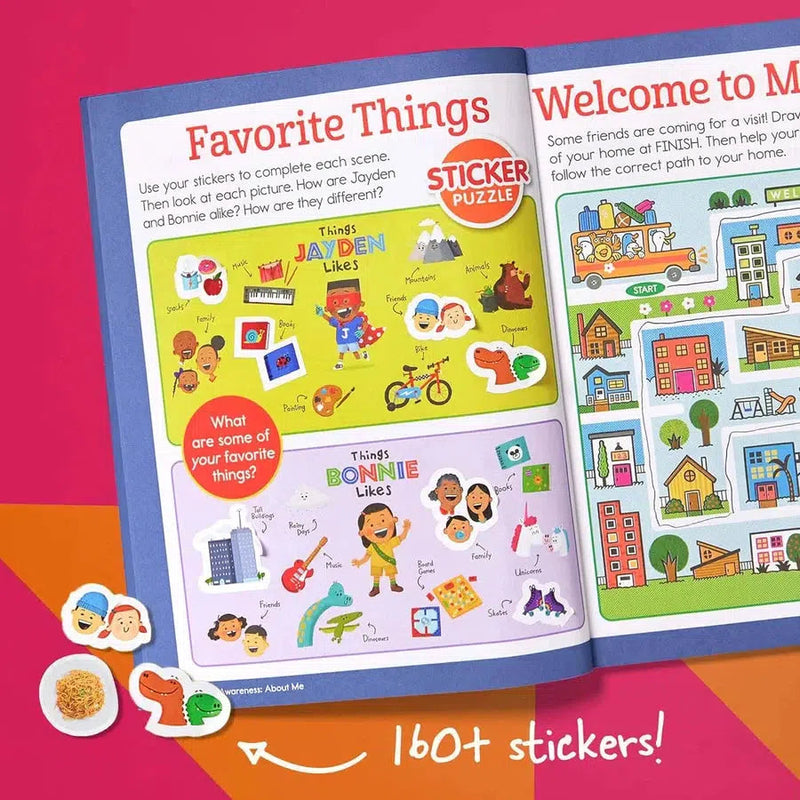 My World and Me Hidden Pictures Sticker Learning Fun-Children’s / Teenage general interest: Countries, cultures and national identity-買書書 BuyBookBook